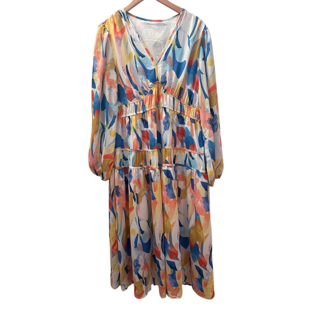 Blencot Boho Flowy Midi Dress